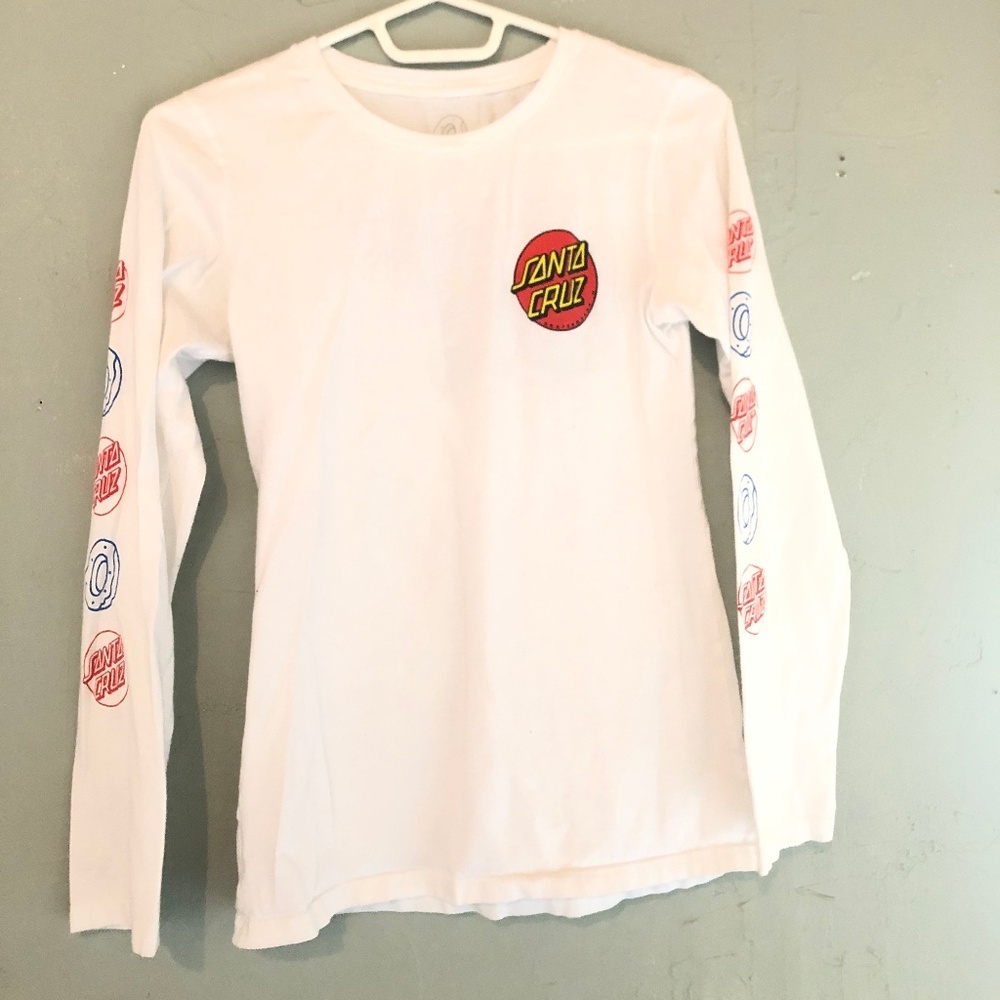 White Santa Cruz long sleeve